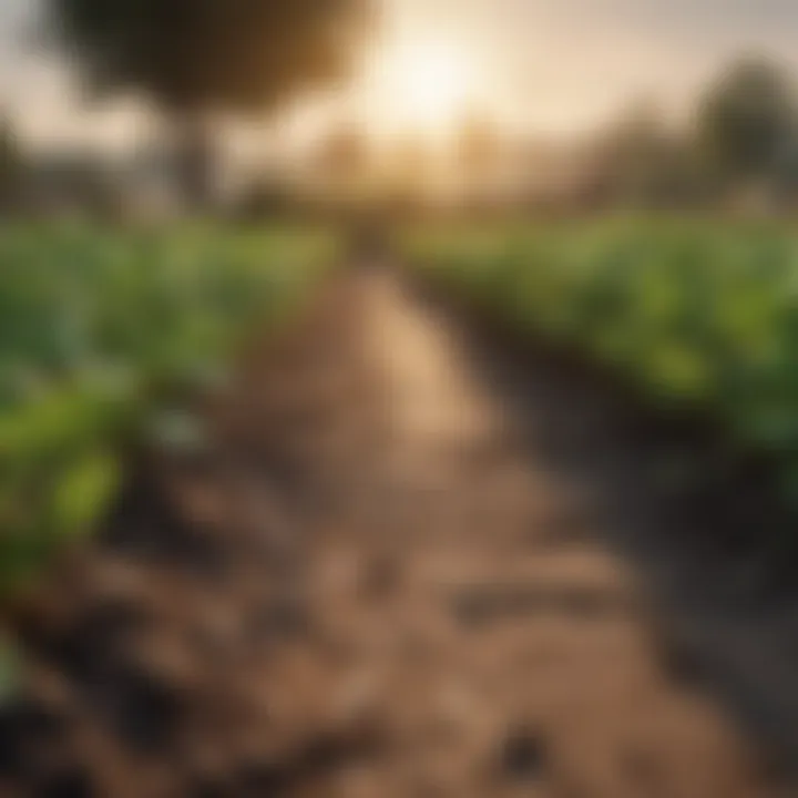 An organic farm utilizing advanced sustainable farming techniques.