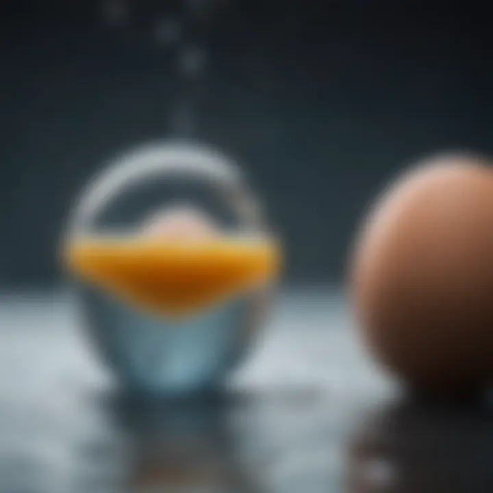 Buoyancy concept with submerged egg