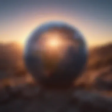 Sunrise Over Earth Illustration Sunrise Over Earth symbolizing hope and renewal on Earth Day