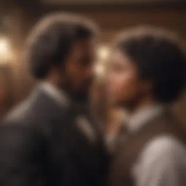 Embracing Enlightenment: Young Douglass and Knowledge Symbolic Illustration of Young Douglass Embracing Knowledge