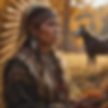 Harvest Time: A Native American Celebration Traditional Native American gathering during harvest season