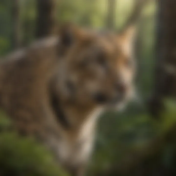 The natural habitat of the Amur leopard, showcasing lush forests and mountainous terrain