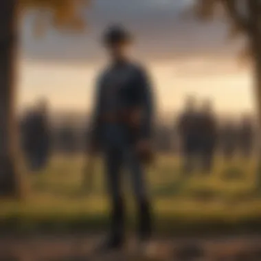 Memorial dedicated to the soldiers who fought in Gettysburg