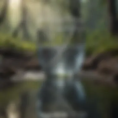 Visual representation of clean water and sustainability