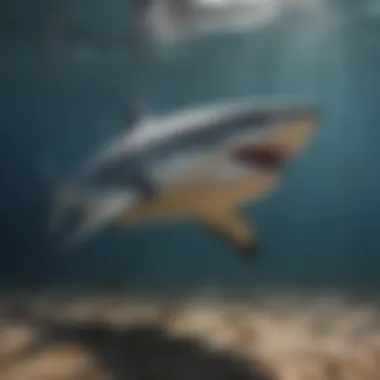 Educational event raising awareness about the great white shark's endangered status