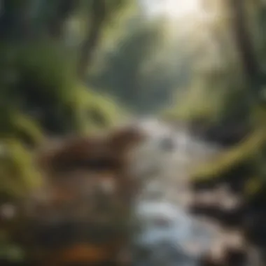 A diverse ecosystem flourishing with various species
