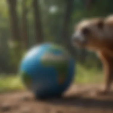 Historical gathering for the first Earth Day celebration