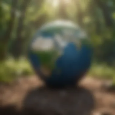 Iconic Earth Day logo showcasing environmental commitment