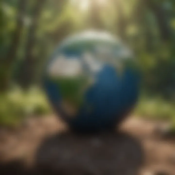 Iconic Earth Day logo showcasing environmental commitment