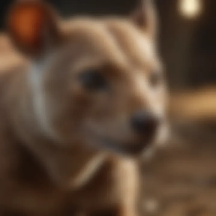 Close-up of a unique mammal showcasing its adaptations
