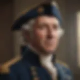 Portrait of George Washington in military uniform