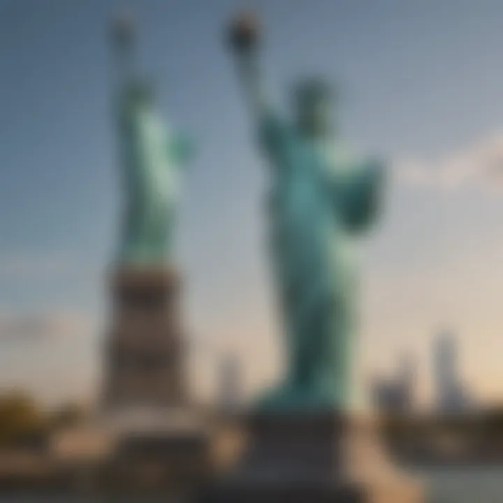 The initial sketches and designs of the Statue of Liberty by Frédéric Auguste Bartholdi.