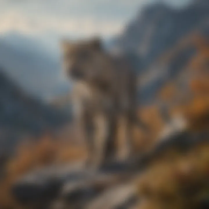 Stunning mountain landscape within the Amur leopard's territory