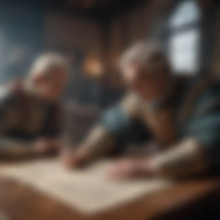 A historic depiction of the signing of the Magna Carta
