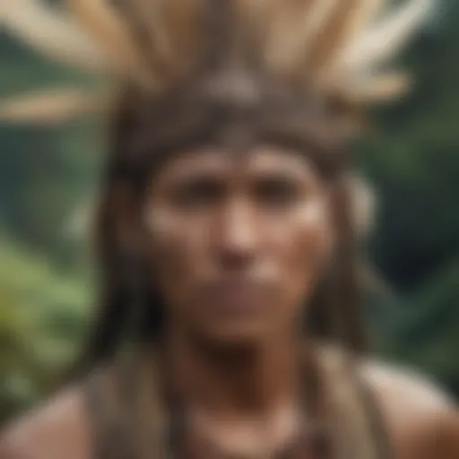 An artistic representation of ancient tribal societies in the UK