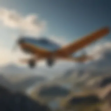 An illustration of early aviation technology and design