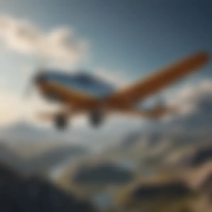 An illustration of early aviation technology and design