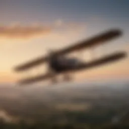 A historic photograph of the Wright Brothers' first flight