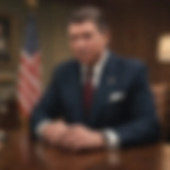 Visual representation of key foreign policy events during Reagan's presidency.