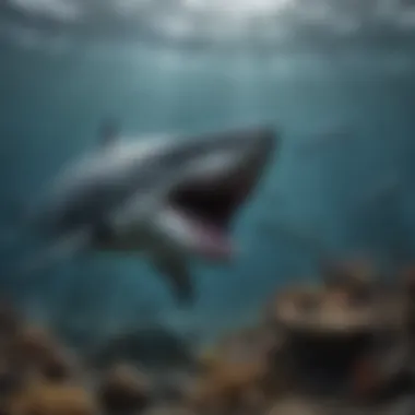 Exploring Megalodon Extinction Theories A visualization of various theories regarding the extinction of the megalodon, represented in an informative graphic.