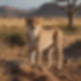 Vast savannah landscape showcasing the natural habitat of cheetahs