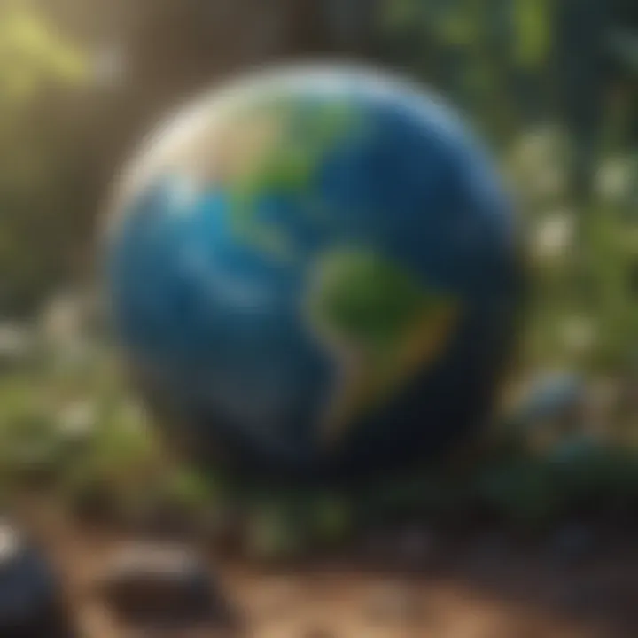A global map illustrating Earth Day participation across different countries, highlighting its worldwide impact.