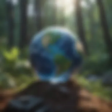 Iconic Earth Day logo symbolizing environmental advocacy