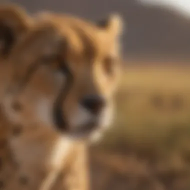 An infographic displaying the conservation status of cheetahs and the efforts in place to protect them.