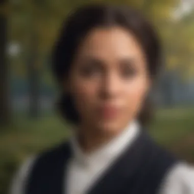 A portrait of an influential female abolitionist.