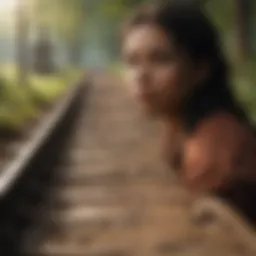 A historical map illustrating the routes of the Underground Railroad.