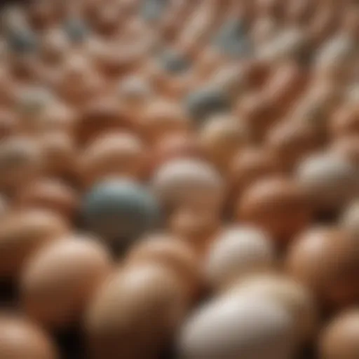A diverse collection of eggs from various species in their natural habitats