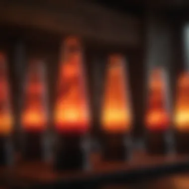A timeline of the history of lava lamps, highlighting significant milestones in their development.
