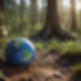 Symbolic representation of Earth Day