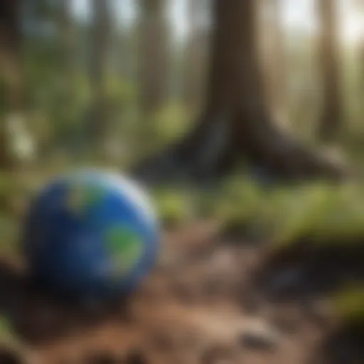 Symbolic representation of Earth Day