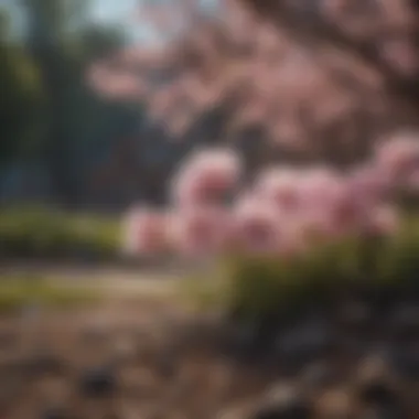 Blossoming Flowers in Spring Blossoming flowers symbolizing the arrival of spring