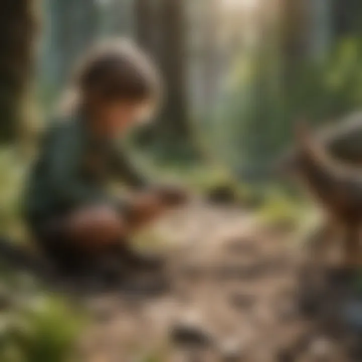 Children engaging in outdoor activities on Earth Day