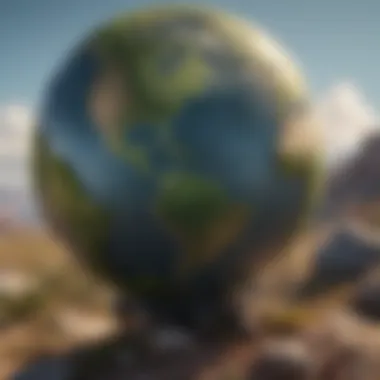 A timeline chart illustrating the evolution of Earth Day