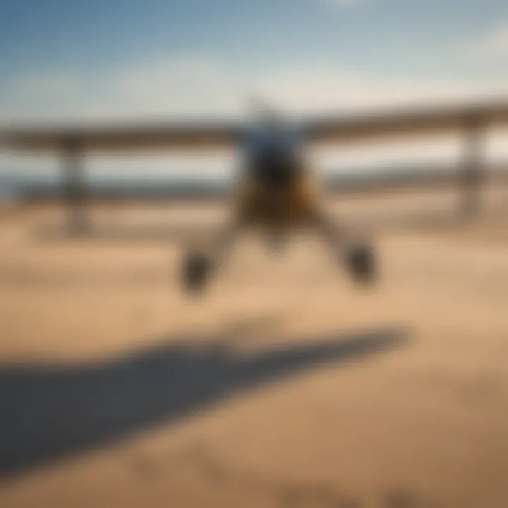 Historic site of the first flight in Kitty Hawk