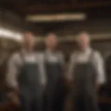 Portrait of the Wright brothers in their workshop