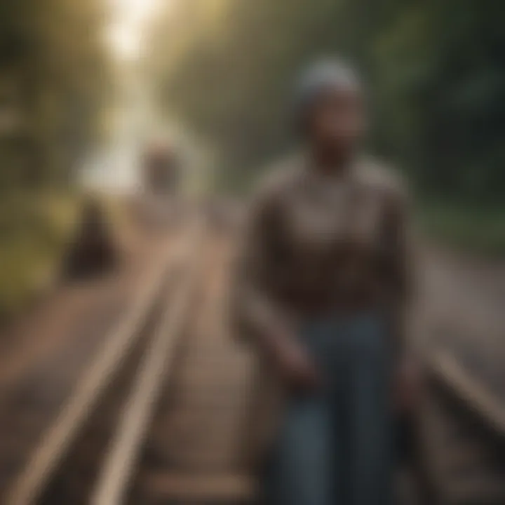 A map showcasing the Underground Railroad routes