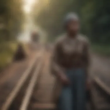 The Underground Railroad: A Path to Liberty A map showcasing the Underground Railroad routes