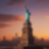 Tower of Liberty - Sunset Glow