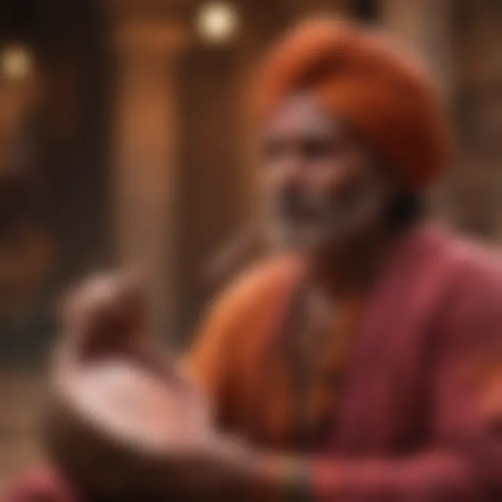 Traditional Indian Instruments Playing Holi Melodies