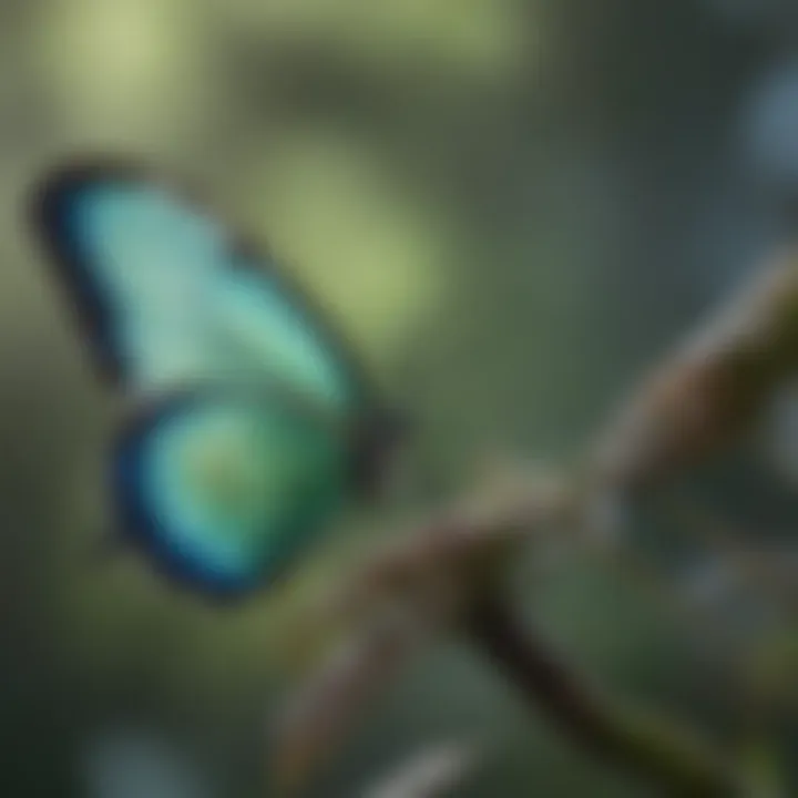 Ethereal Glasswing Butterfly