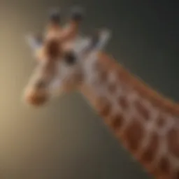 Graceful Giraffe in Motion