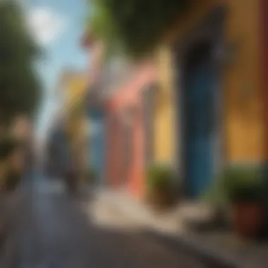 Cultural Colors of San Juan: A Colonial Tapestry The vibrant streets of San Juan adorned with colorful colonial architecture.