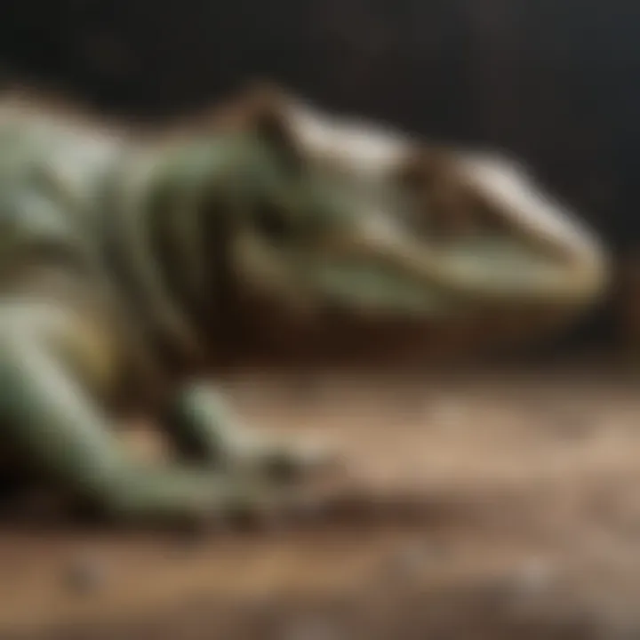 A striking reptile with an interesting adaptation