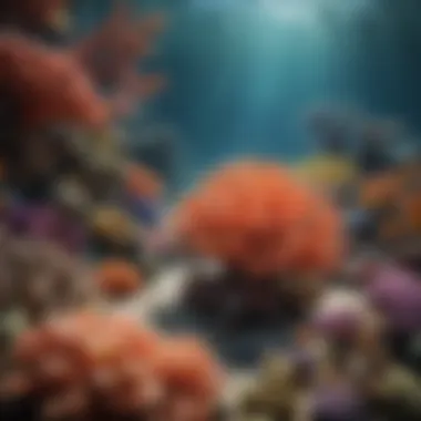 The Richness of Coral Reef Ecosystems A vibrant coral reef bustling with marine life.