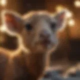 Symbolic representation of January birth animal