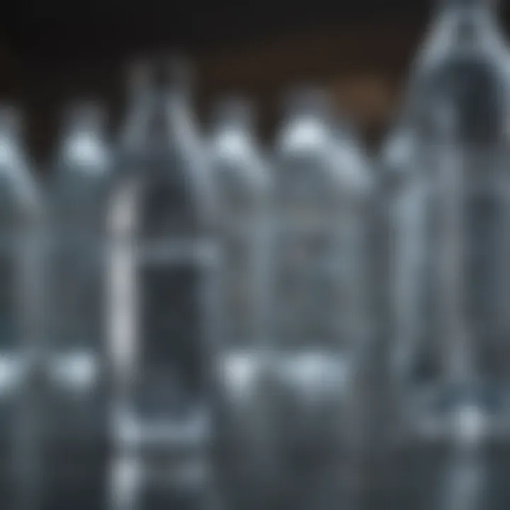 A graph showing the rise of bottled water consumption